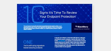 PDF OPENS IN A NEW WINDOW: View BlackBerry Endpoint Protection infographic